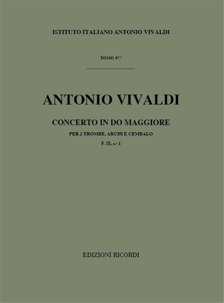 Concerto in Do Maggiore F. IX, no 1